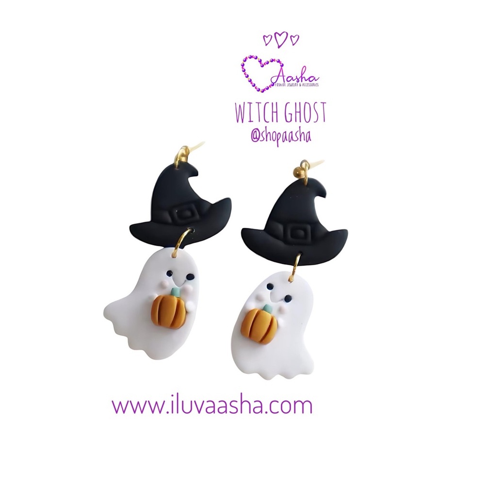 Witch Ghost Earrings